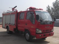 庆铃100P3吨泡沫（水罐）消防车